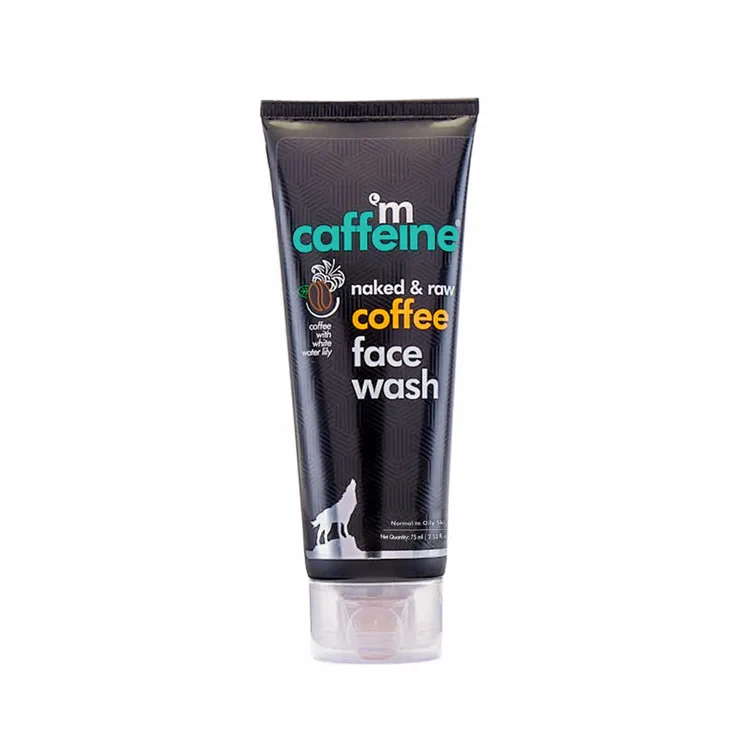 mCaffeine Coffee Face Wash to Remove Tan & Deeply Cleanse - 75 ml - Natural & 100% Vegan