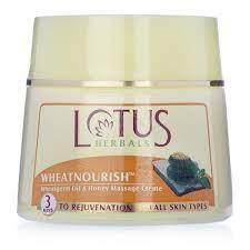 Lotus WHEATNOURISH Wheatgerm Oil & Honey Massage Cream 250
