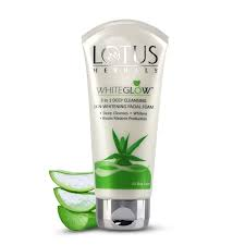 Lotus Herbals WHITEGLOW 3 in 1 Deep cleansing Skin Brightening Facial Foam 100g