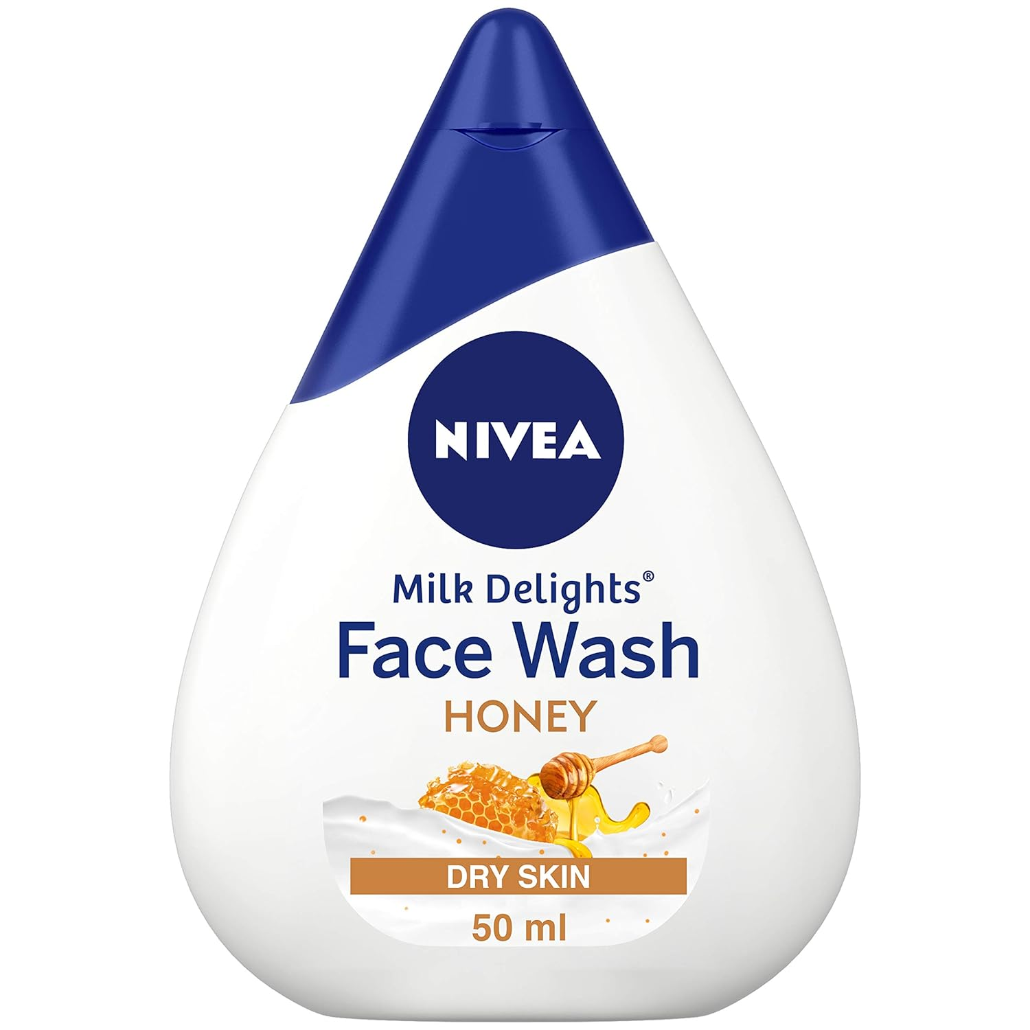 Nivea Milk Delights Dry Skin-Moisturizing Honey Face Wash 50ml