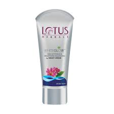 Lotus Herbals WHITEGLOW Skin Brightening & Nourishing Night Cream 20g