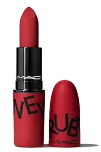 M.A.C Ruby's Crew Powder Kiss Lipstick - Ruby New (3gm)