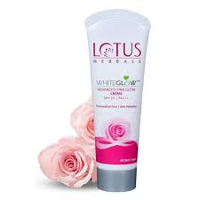 Lotus Herbals WhiteGlow Advanced Pink Glow Brightening Cream SPF 25 I PA+++ 18g