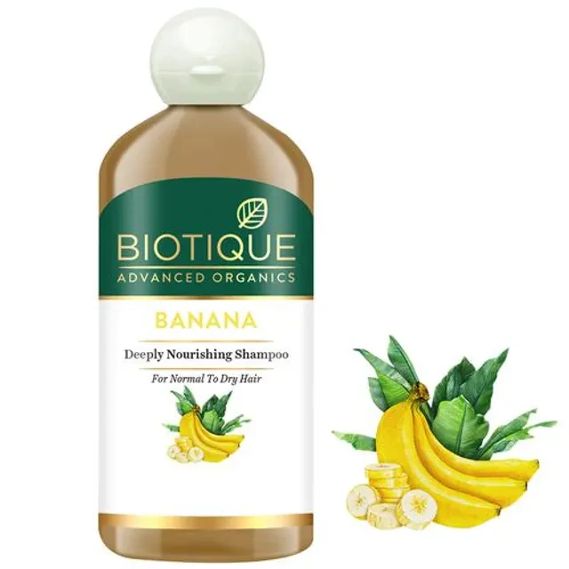 BIOTIQUE Banana Deeply Nourishing Shampoo, 300 ml