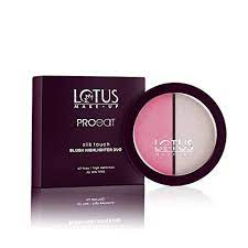 Lotus Proedit Silk Touch Blush Highlighter Duo PARADISE PETAL 12g