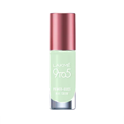 LAKMÉ 9 TO 5 PRIMER + GLOSS NAIL COLOR Minty Green 6ml