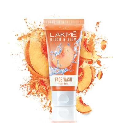 LAKME BLUSH & GLOW PEACH GEL FACE WASH 100 G