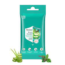 Himalaya Pure Hands Tulsi & Aloe Moisturizing Hand Wipes 10s