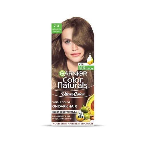 Garnier Color Naturals Ultra Shade 7.3 Golden Brown 55Ml+50GM