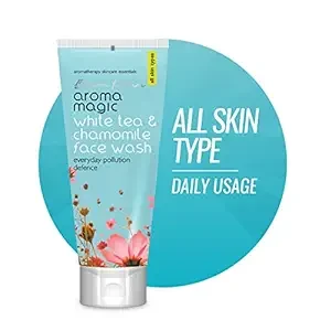 Aroma Magic White Tea & Chamomile Face Wash Everyday Pollution Defence (All Skin Types) (100ml)