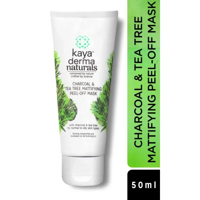 Kaya Charcoal & Tea Tree Mattifying Peel Off Mask - Brightening 50 ml
