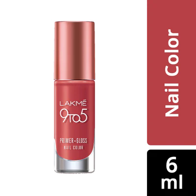 LAKMÉ 9 TO 5 PRIMER + GLOSS NAIL COLOR Pink Paisley 6ml