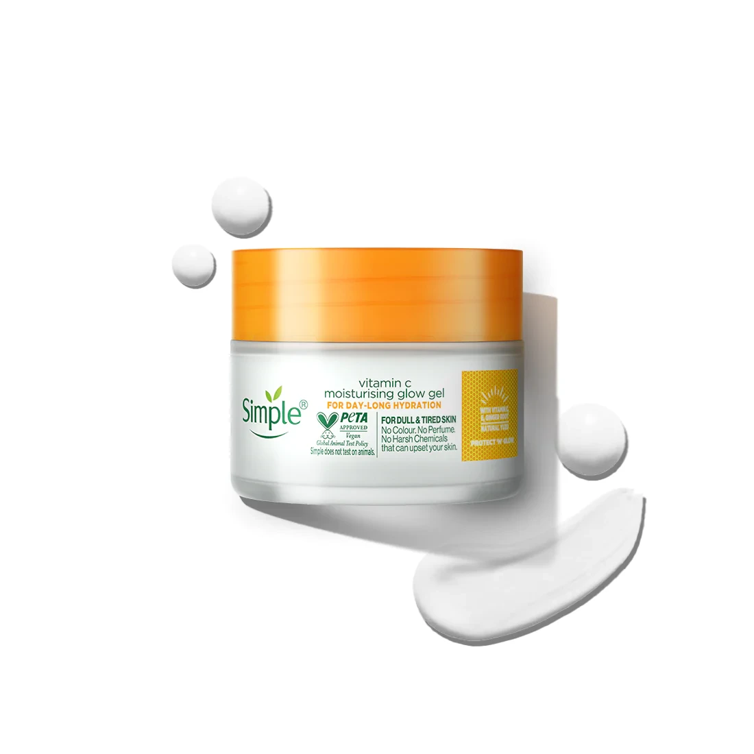 Simple Protect N Glow Vitamin C Moisturising Glow Gel 40g