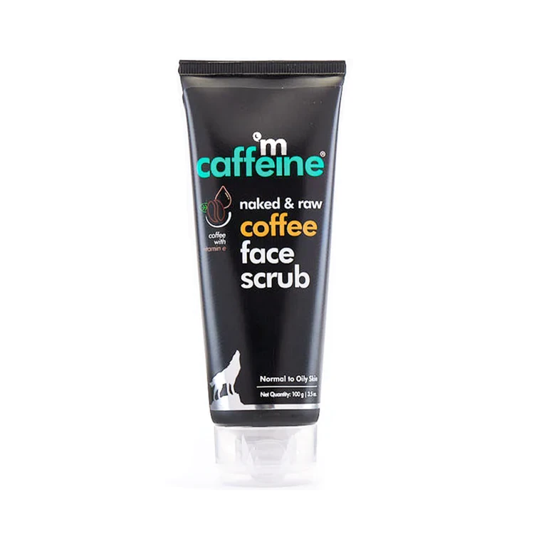mCaffeine Coffee Face Scrub with Walnut for Tan & Blackheads Removal - 100 g - Natural & Vegan