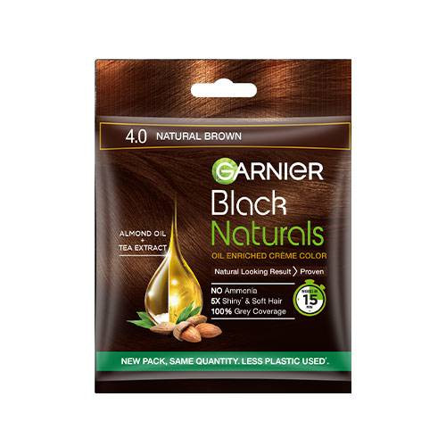 Garnier Black Naturals Shade 4 Natural Brown 40 GM