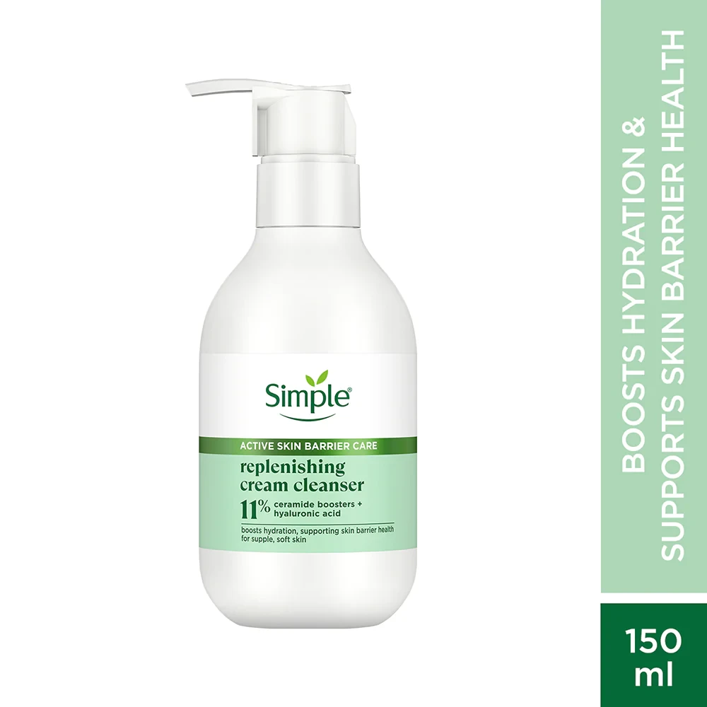 Simple Active Skin Barrier Care Replenishing Cream Cleanser 150ml