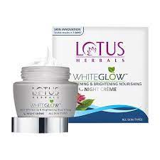Lotus Herbals WHITEGLOW Skin Brightening & Nourishing Night Cream 60g
