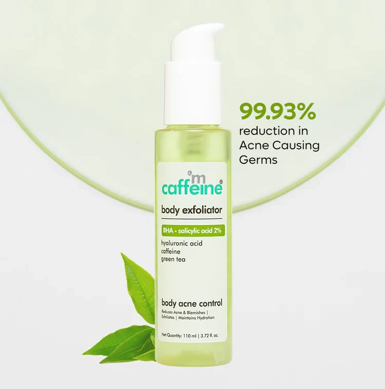 mCaffeine Green Tea & 2% BHA Salicylic Acid Body Exfoliator 110ML