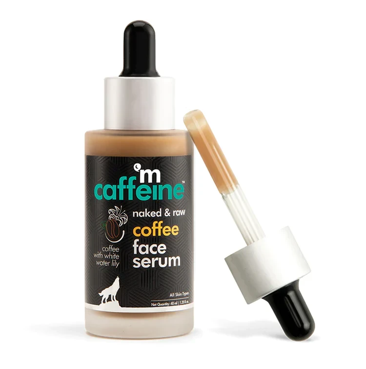 mCaffeine Coffee Face Serum for 72 Hrs Hydration with Hyaluronic Acid - 40ml