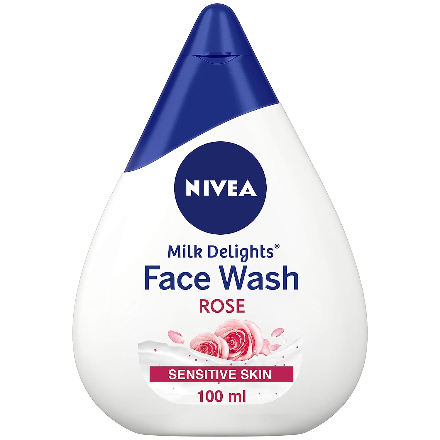 Nivea Milk Delights Sensitive Skin-Caring Rosewater Face Wash 100ml