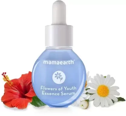 Mamaearth Flowers of Youth Essence Serum with Hyaluronic Acid & Hibiscus for Youthful Skin – 30 ml