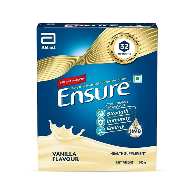 Ensure Complete, Balanced Nutrition Drink Powder for Adults Vanilla Flavour 200g