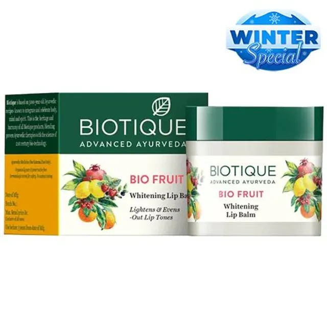 BIOTIQUE Brightening Lip Balm, 12 g Fruit