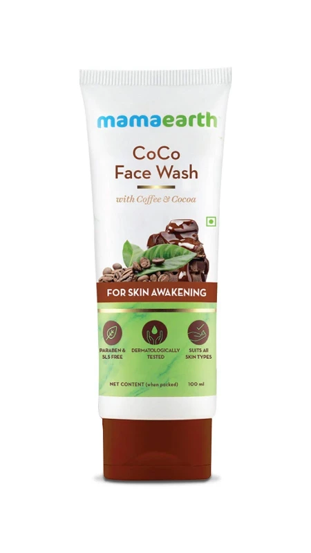 Mamaearth CoCo Face Wash with Coffee and Cocoa for Skin Awakening - 100ml