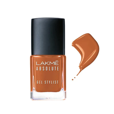 LAKMÉ ABSOLUTE GEL STYLIST NAIL COLOR Silk Caramel 12ml