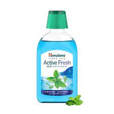 Himalaya Active Fresh Mint Mouthwash 215ml