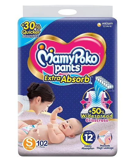 MamyPoko Pants Extra Absorb Small 102s