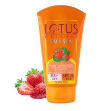 Lotus Safe Sunscreen Cream PA+ SPF 20 100g