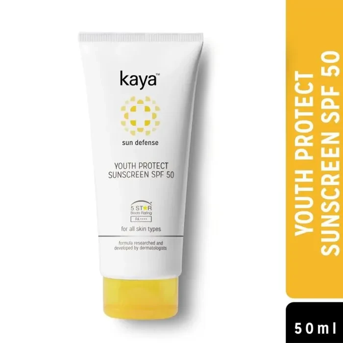 Kaya Youth Protect Sunscreen SPF50 - Lightweight Formula 50 ml