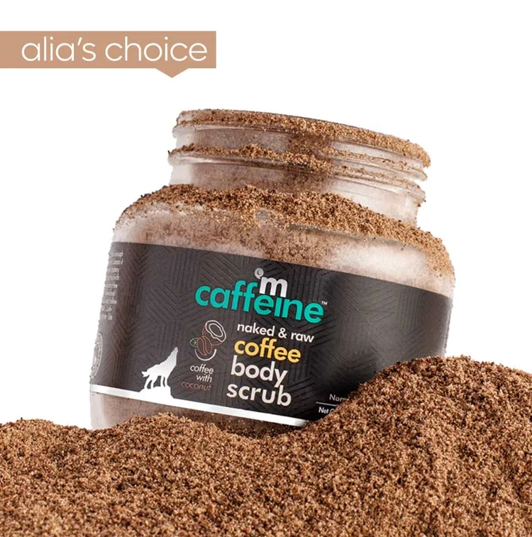mCaffeine Coffee Body Scrub for Tan-Free & Smooth Skin - 100 g - Natural & Vegan