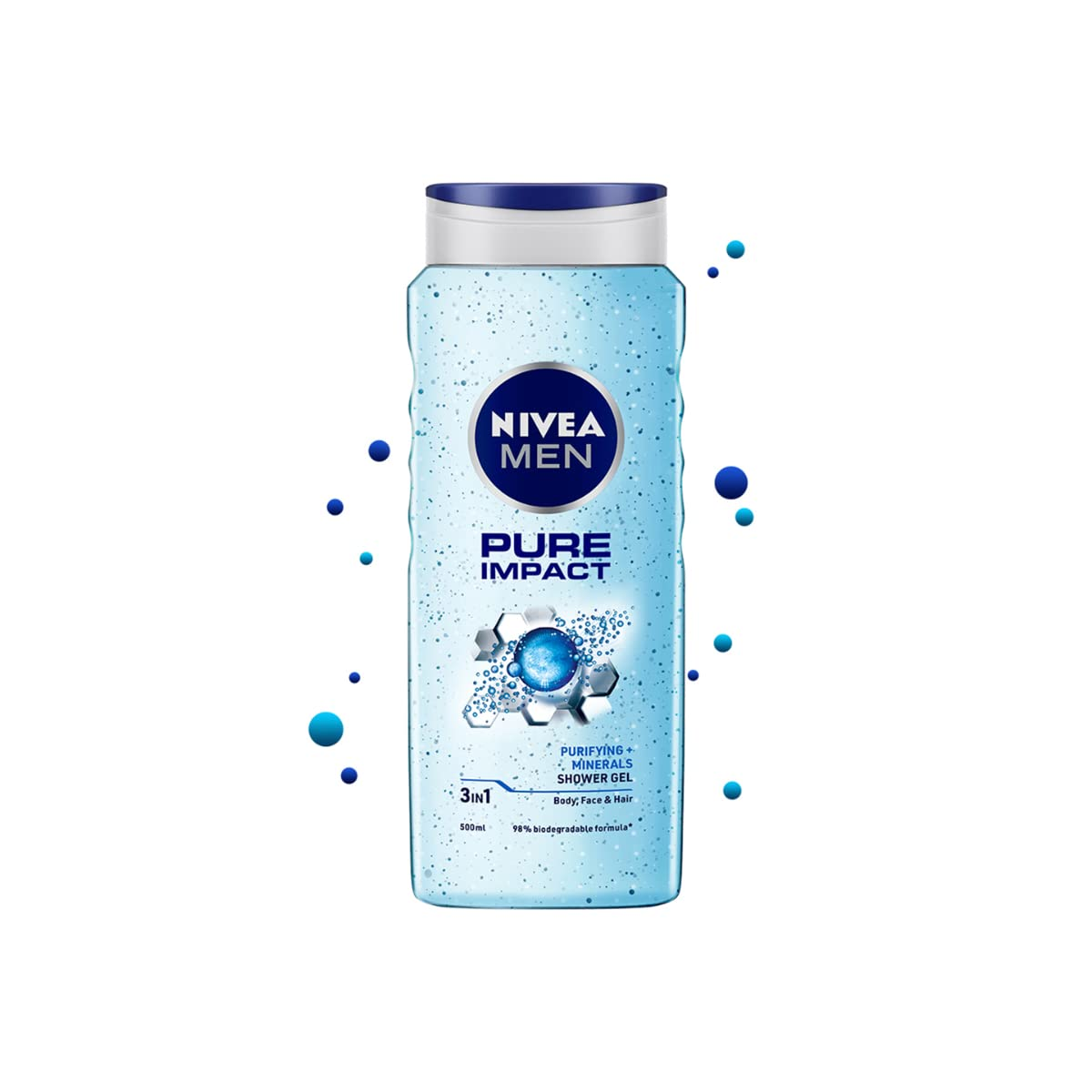Nivea Men Shower Gel Pure Impact 500ml