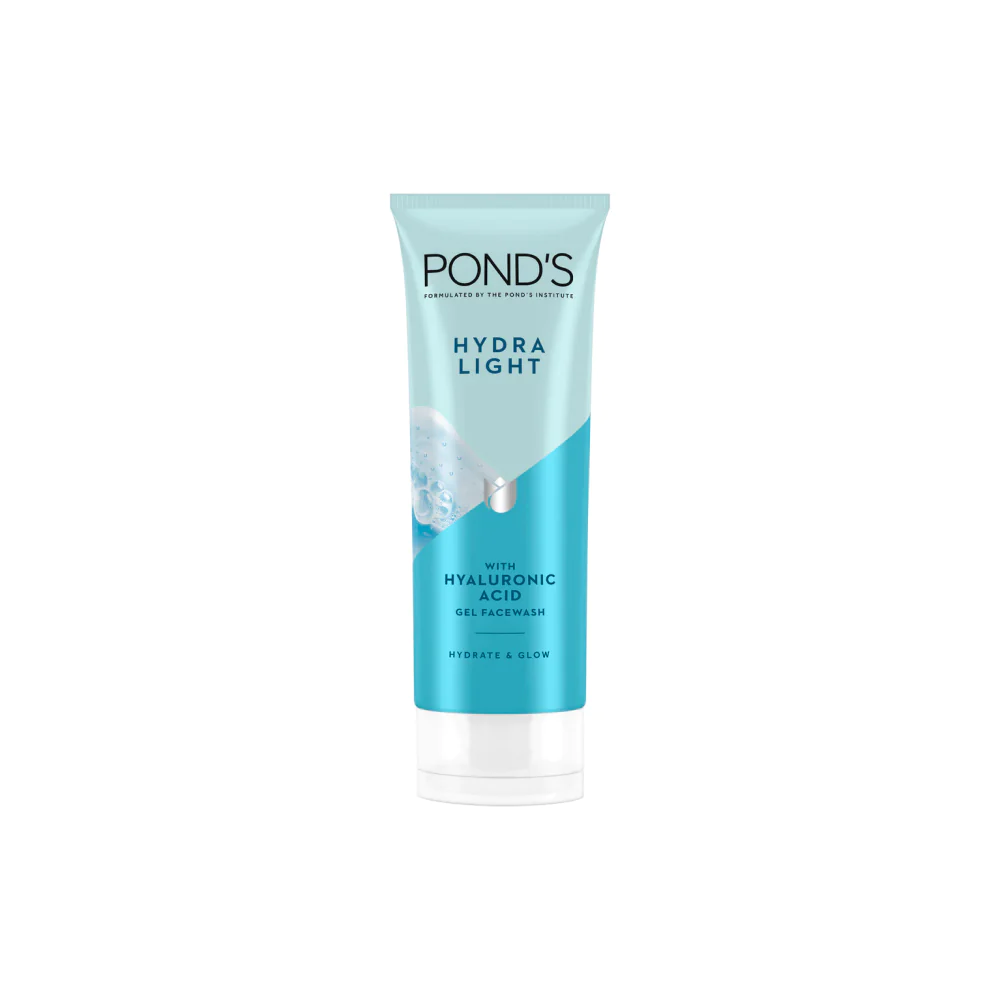 Pond's Hydra Light Hyaluronic Acid Hydrating Gel Facewash - Hydrate and Glow 100g
