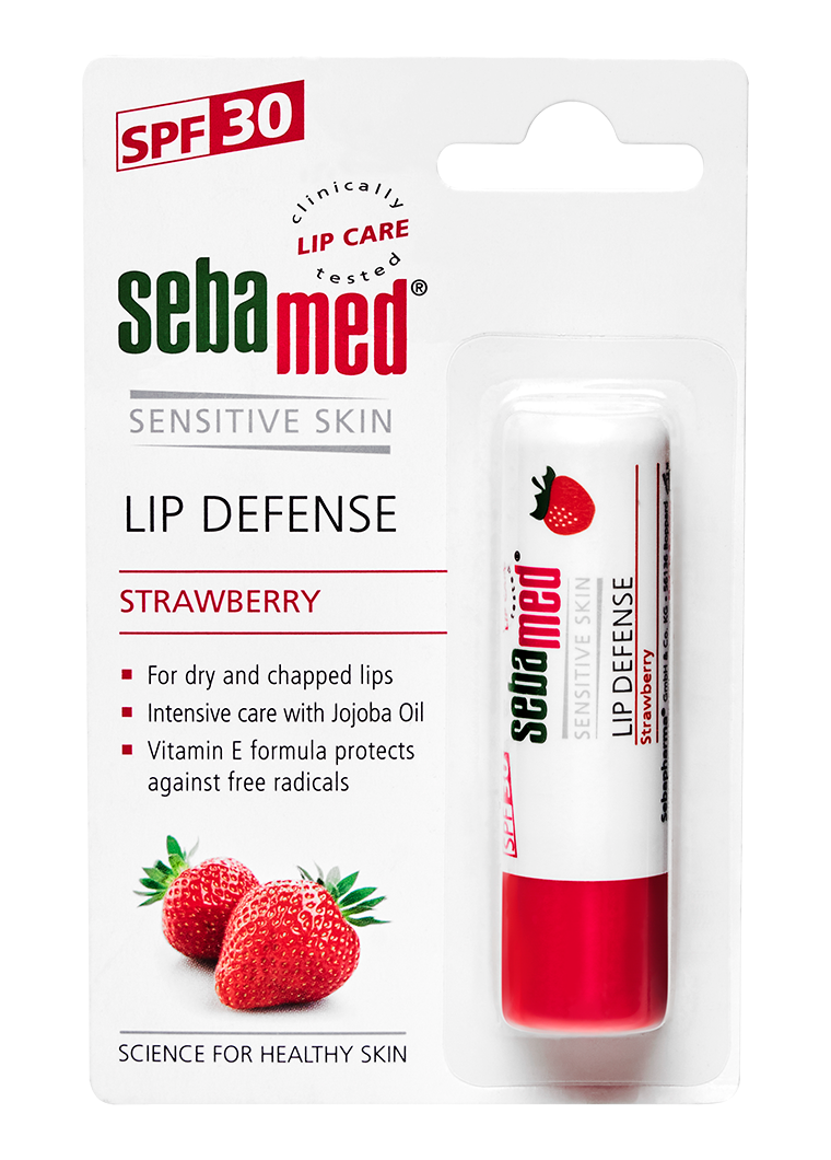 Sebamed Lip Defense Strawberry 4.8g