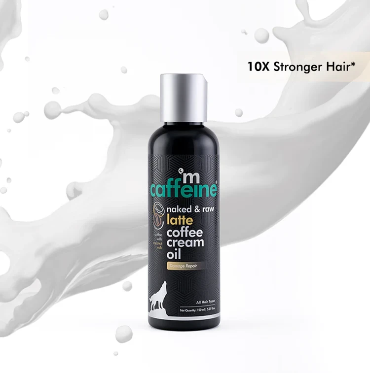 mCaffeine Damage Repair Latte Scalp & Hair Cream Oil with Coconut Milk - 150ml