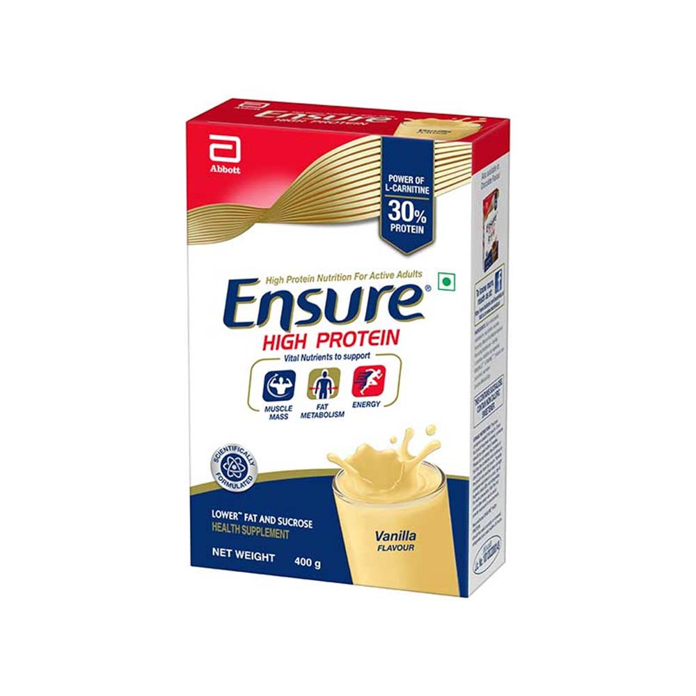 "Ensure High Protein Nutrition Powder Vanilla Flavour 400 gm"