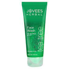 JOVEES HERBAL Tea Tree Oil Control Face Wash | For Oily & Acne Prone Skin | With Vitamin E & Tea Tree Oil | Prevents Pimple & Acne Breakout 120ml
