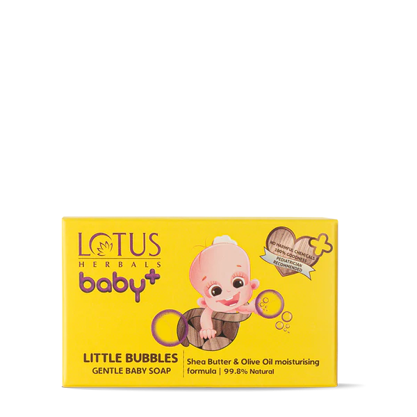 Lotus Herbals BABY LITTLE Bubbles Gentle Bathing Soap 75g