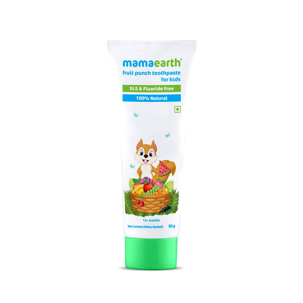 Mamaearth Fruit Punch Toothpaste For Babies 50g