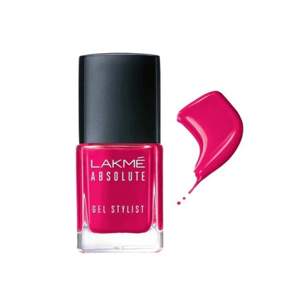 LAKMÉ ABSOLUTE GEL STYLIST NAIL COLOR Pink Drama 12ml