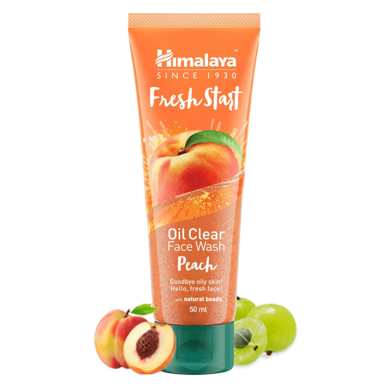 Himalaya Fresh Start Oil Clear Face Wash Peach 50ml