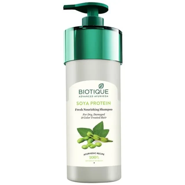 BIOTIQUE Intense Repair Shampoo & Conditioner - Soya Protein, For Dry & Damaged Hair, 800 ml